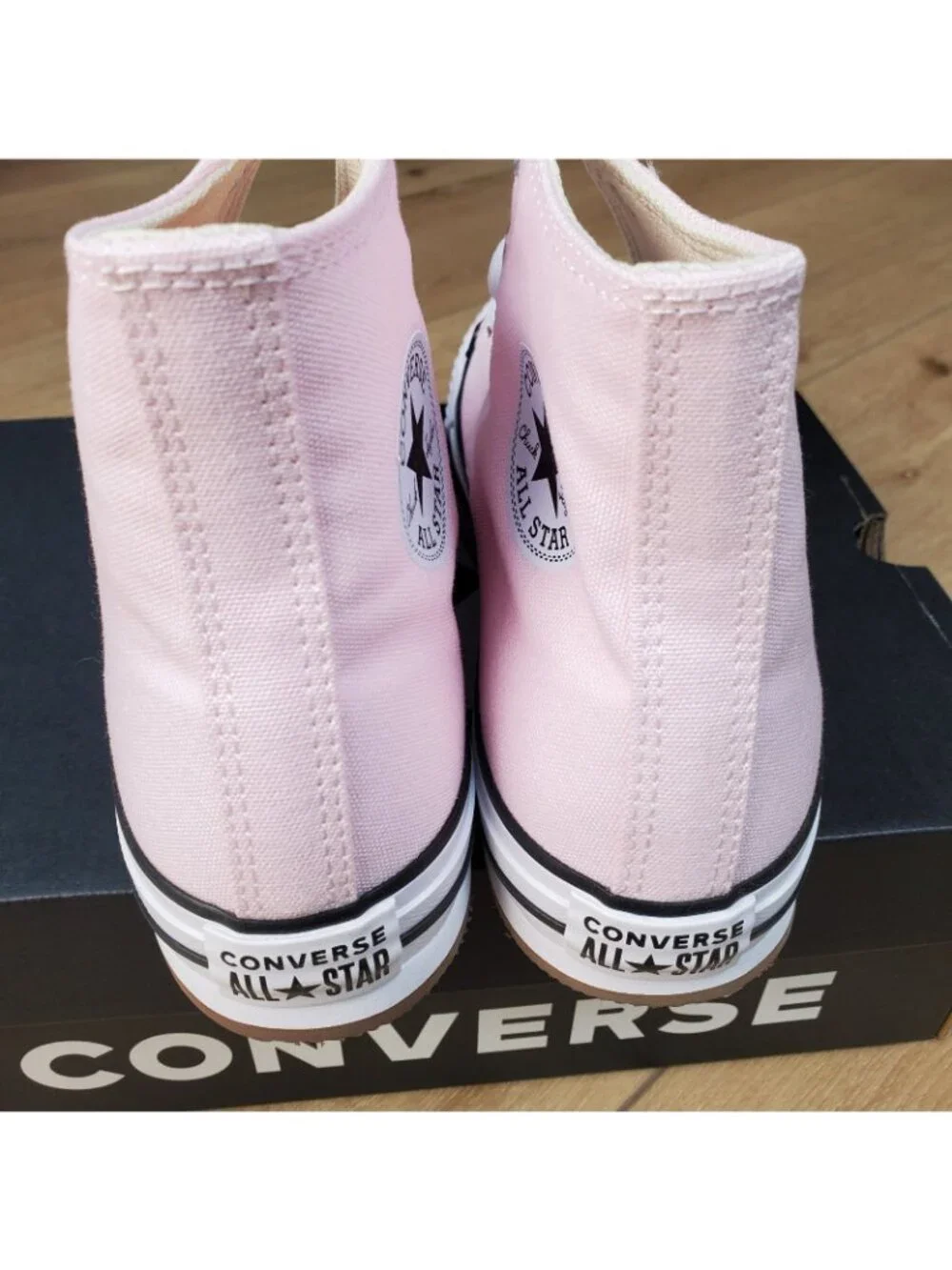 Converse Chuck Taylor All Star Lift Platform HI Kids 6 Y Sugar Berry Pink White